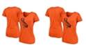 Fanatics Women's Branded Orange San Francisco Giants Hometown Cali Tri-Blend V-Neck T-shirt